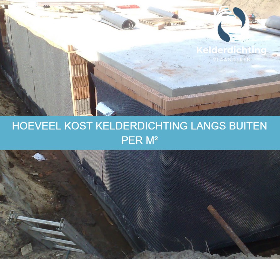 Hoeveel kost kelderdichting langs buiten per m²