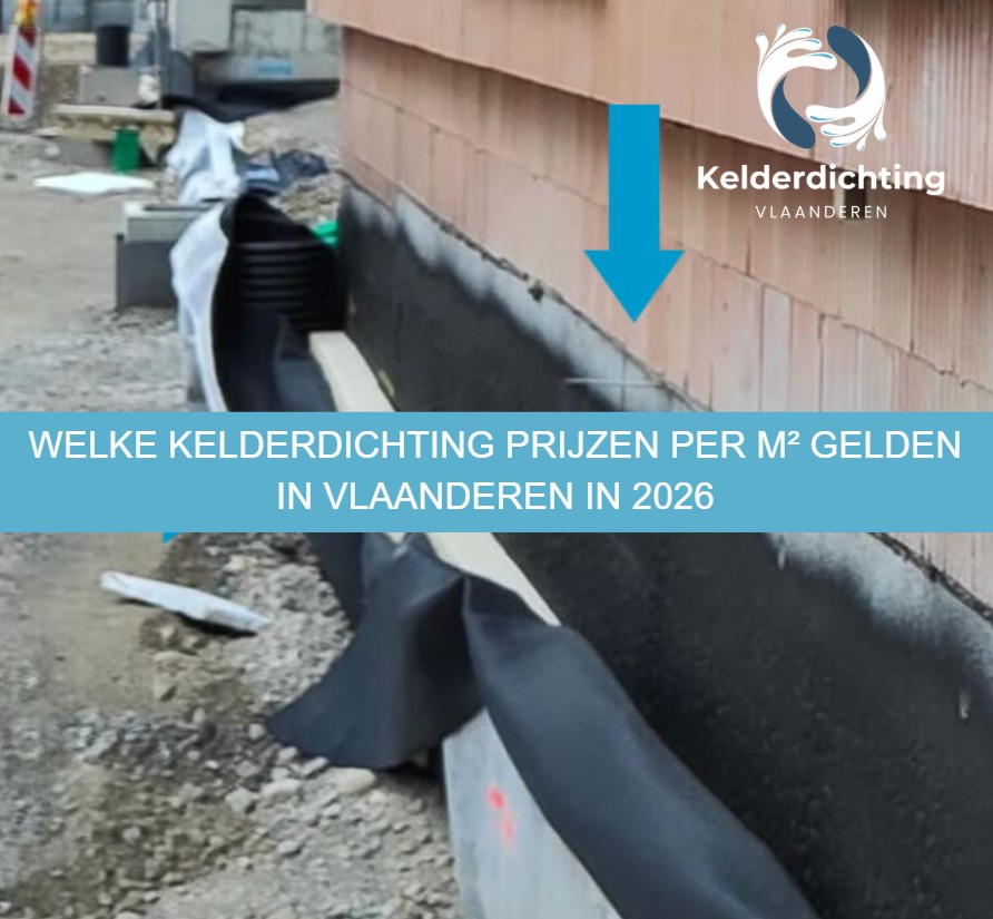 Welke kelderdichting prijzen per m² gelden in Vlaanderen in 2026